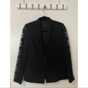 Elie Tahari Darcy Organza Long Sleeve Blazer | 2